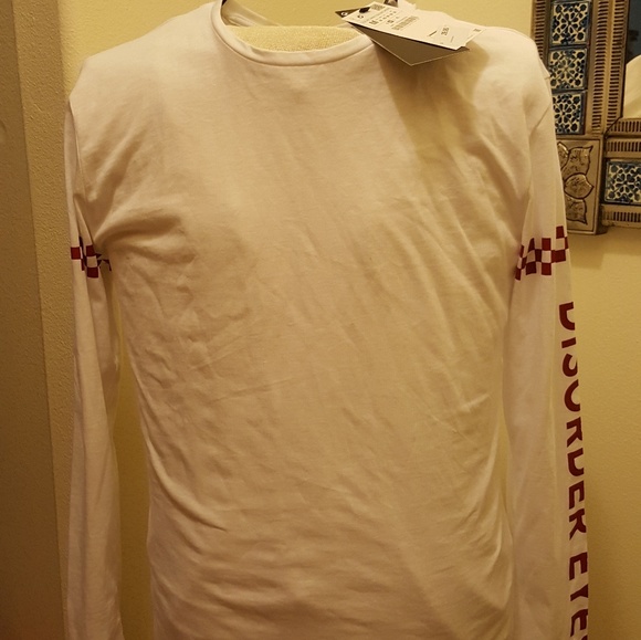 Zara men Longsleeves graphic shirt" DISORDER EYES, - Picture 1 of 7